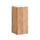Demi-colonne 1 porte panier à linge April Bois et Blanc