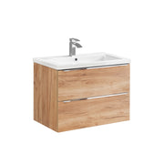 Meuble simple vasque encastrée 80cm April Bois