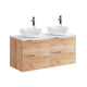 Meuble double vasque 120cm April Bois et Blanc