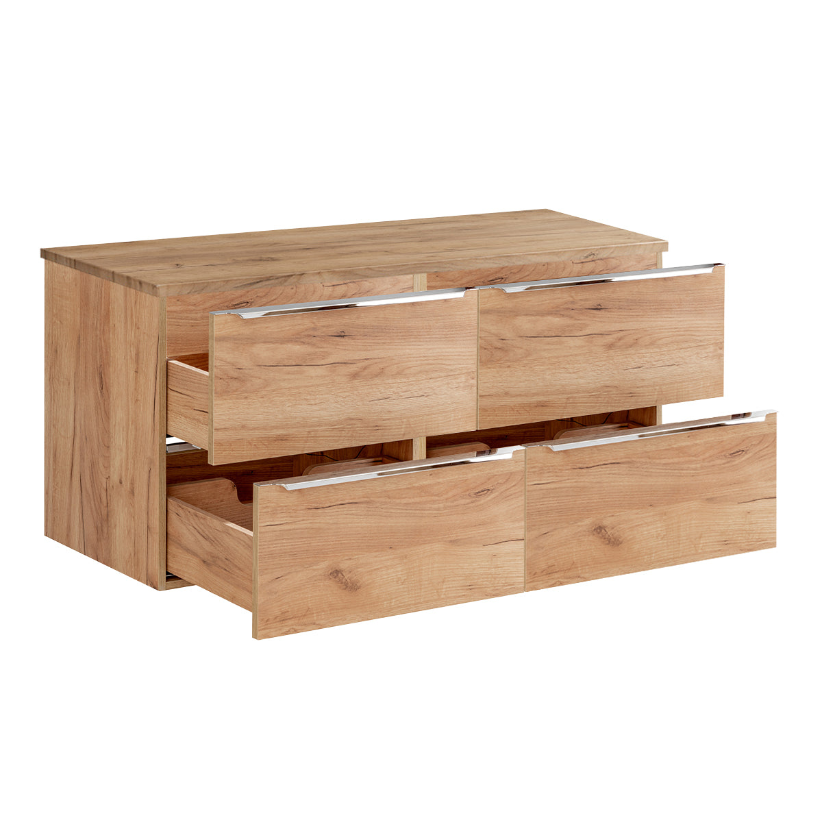 Meuble sous-vasque 120cm plan de toilette April Bois - vue 2