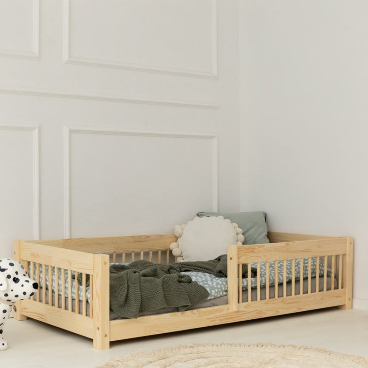 Lit 90x200 sommier inclus Ariette Bois - vue 3