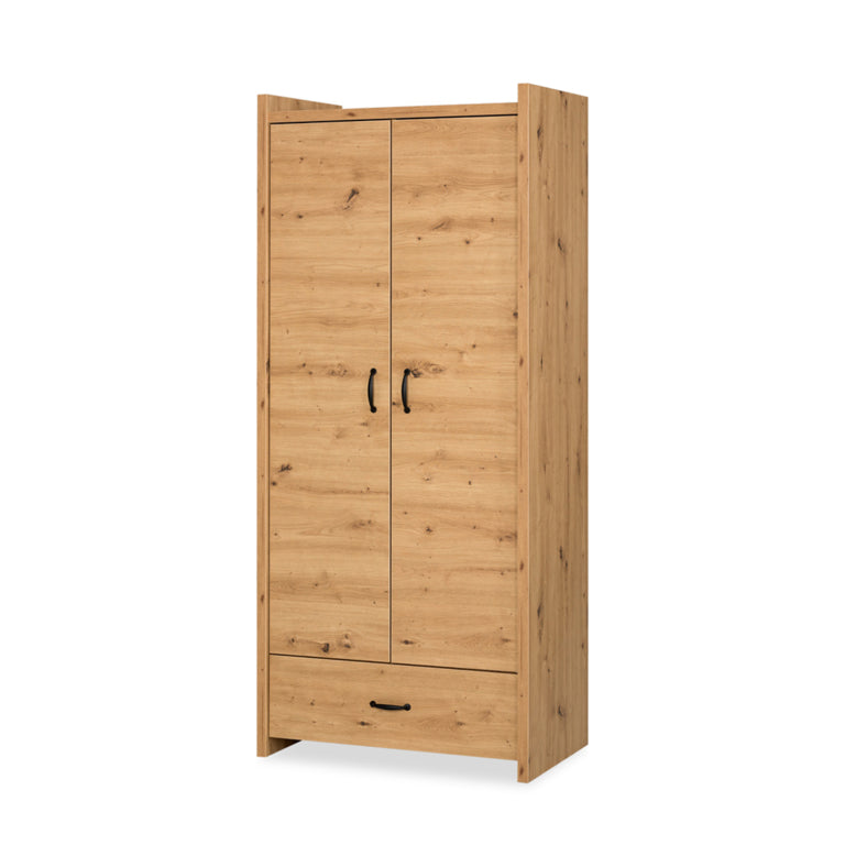 Chambre complète Lit bébé - commode - Armoire LittleSky by Klups Amelia Oak Chêne - vue 8