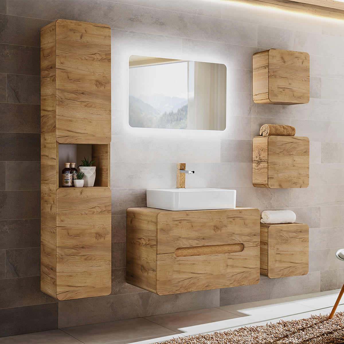 Armoire murale 1 porte Arun Bois - vue 3
