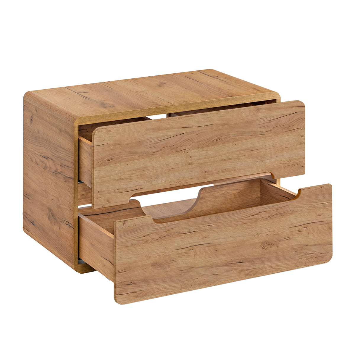Meuble sous-vasque 80cm plan de toilette Arun Bois - vue 2