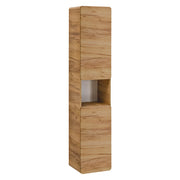 Colonne murale 2 portes 1 niche Arun Bois
