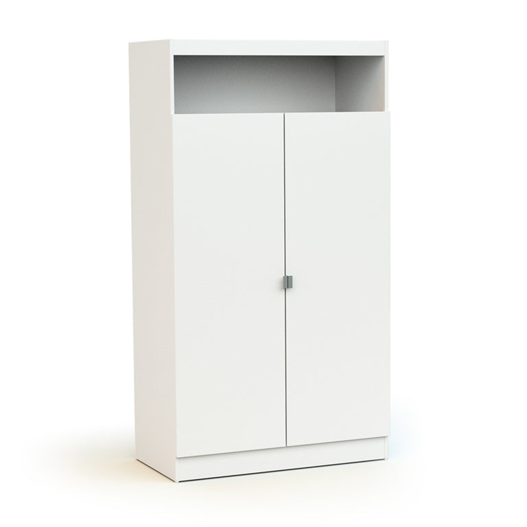 Armoire 2 portes 1 niche AT4 Carnaval Blanc
