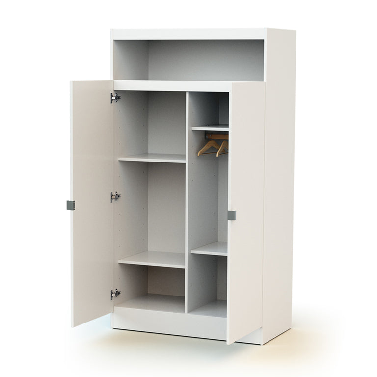 Armoire 2 portes 1 niche AT4 Carnaval Blanc - vue 2