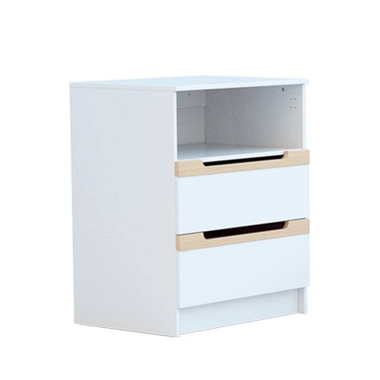 Lit évolutif 60x120 en 90x190 et commode à langer AT4 Carrousel Blanc et hêtre - vue 6