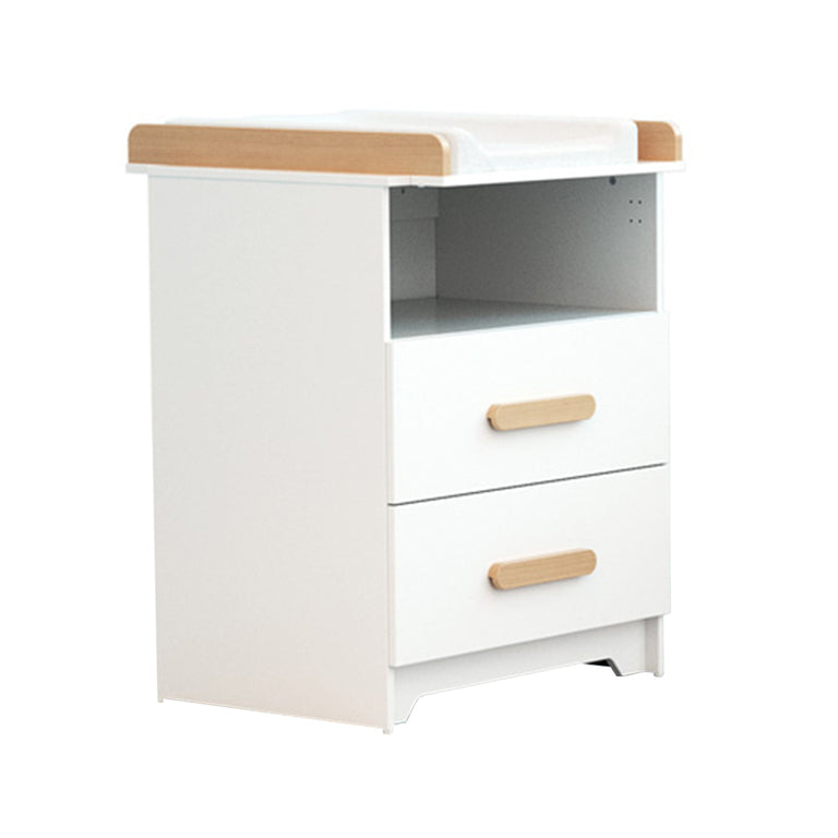 Lit évolutif 60x120 en 90x190 et commode à langer AT4 Gavroche Blanc et hêtre - vue 7