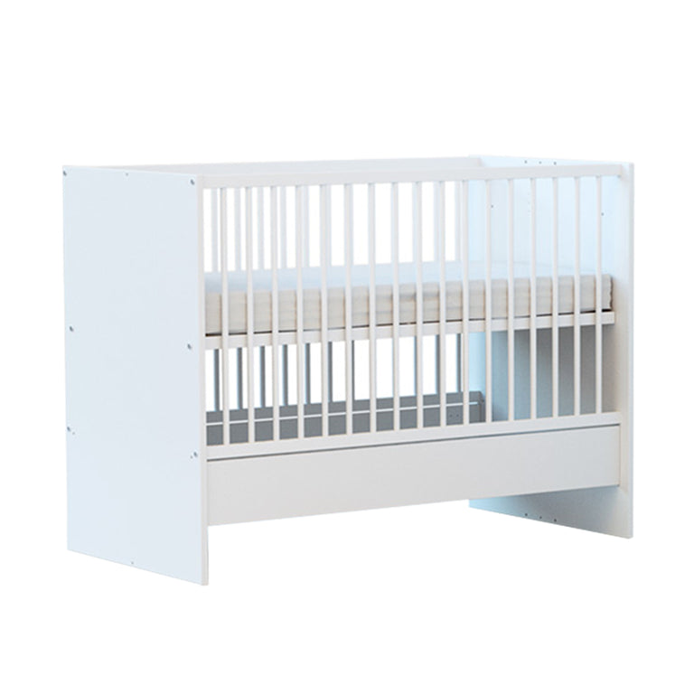 Lit évolutif 60x120 en 90x190 et commode à langer AT4 Marelle Blanc - vue 4