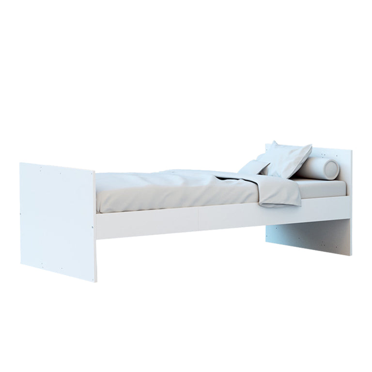Lit évolutif 60x120 en 90x190 et commode à langer AT4 Marelle Blanc - vue 5