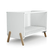 Lit bébé 60x120 AT4 Pirate Blanc et hêtre