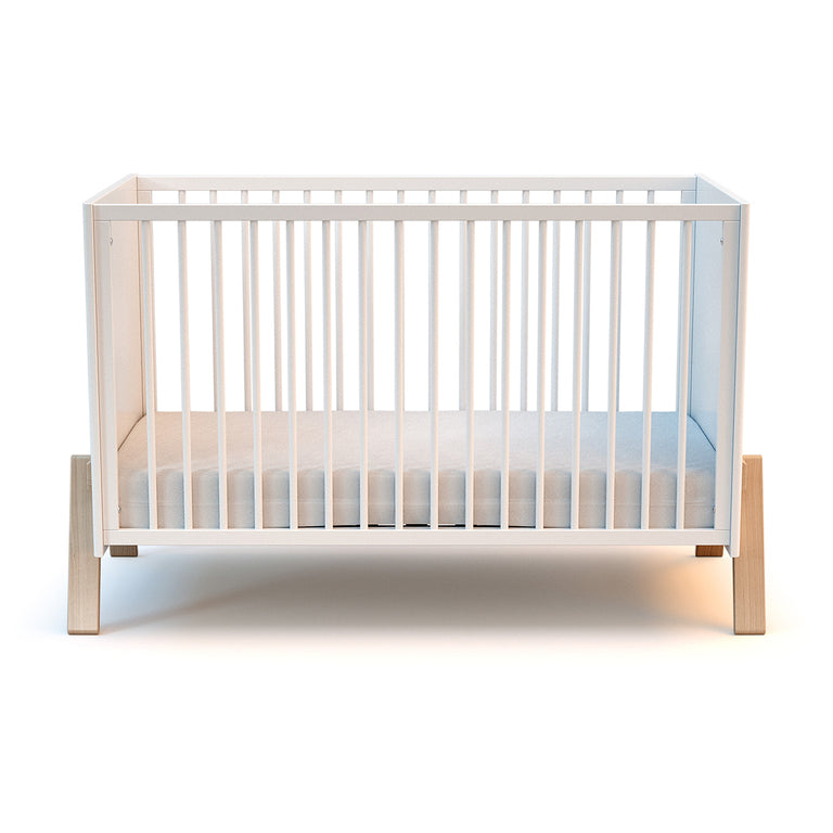 Lit bébé 60x120 AT4 Winnie Disney Blanc et hêtre - vue 3