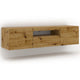 Meuble TV mural 3 portes 150 cm Aurus Bois