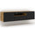 Meuble TV mural 3 portes 150 cm Aurus Noir et Bois