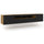 Meuble TV mural 3 portes 200 cm Aurus Noir et Bois