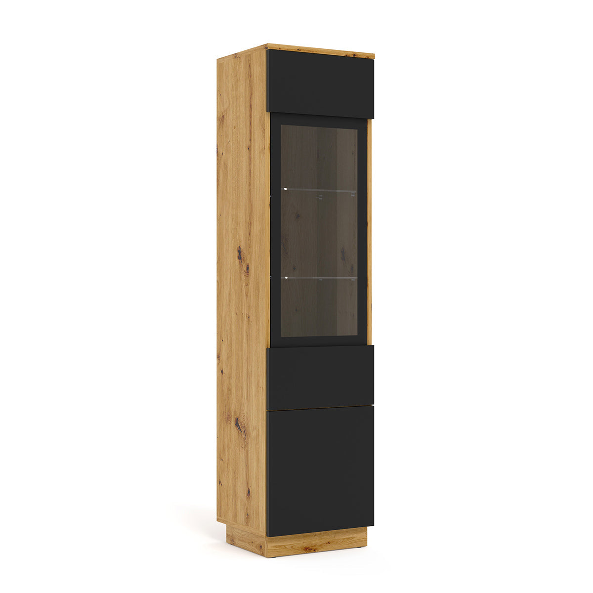 Vitrine 2 portes Aurus Bois et Noir
