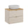 Meuble simple vasque 60cm Azel Cachemire et Bois