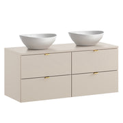 Meuble double vasque 120cm Azel Cachemire