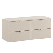 Meuble sous-vasque 120cm plan de toilette Azel Cachemire