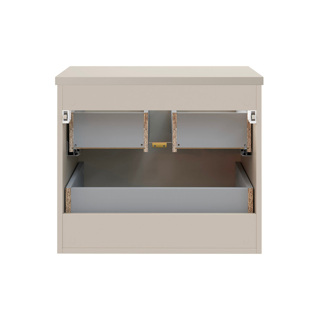 Meuble simple vasque 60cm Azel Cachemire - vue 3