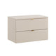 Meuble sous-vasque 80cm plan de toilette Azel Cachemire