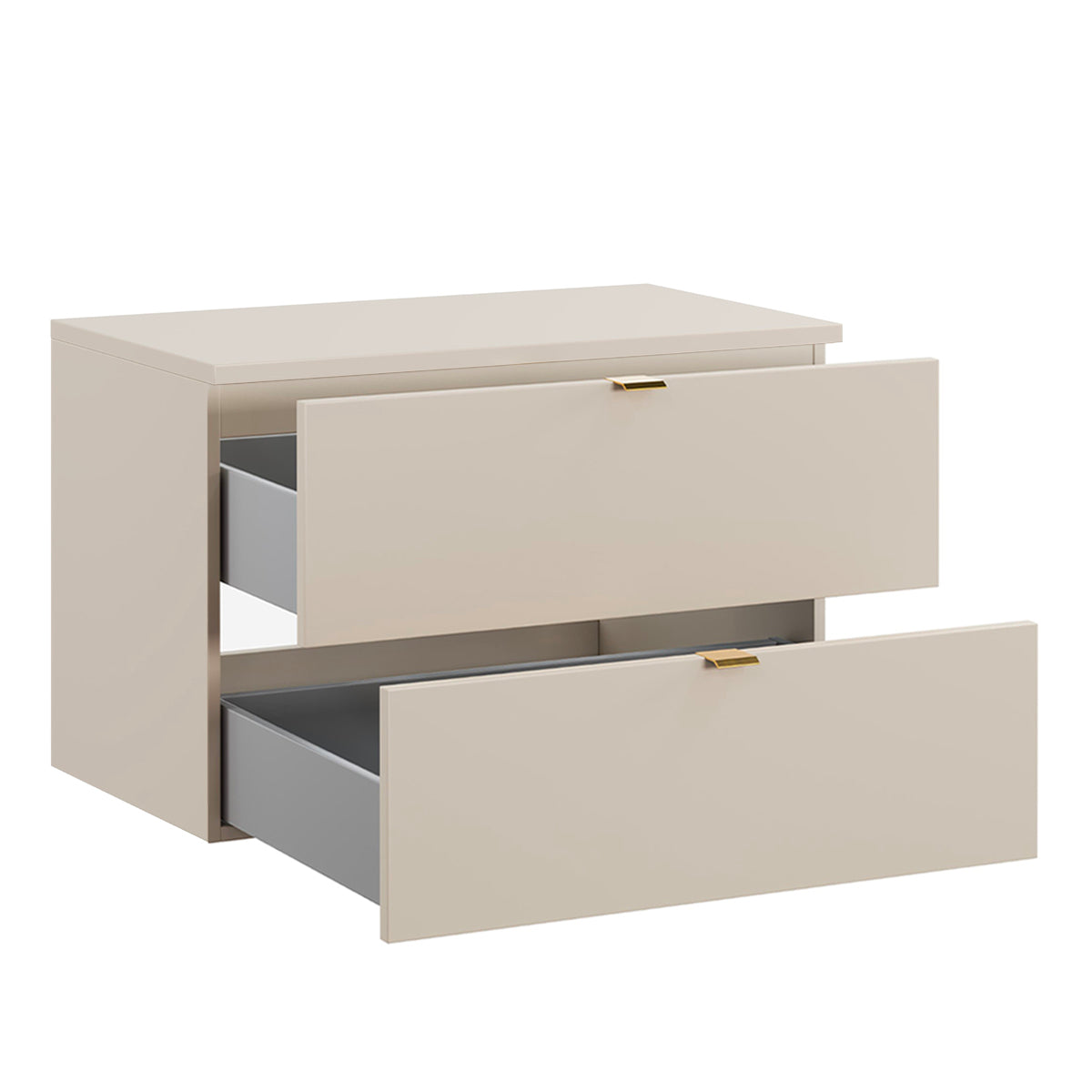 Meuble sous-vasque 80cm plan de toilette Azel Cachemire - vue 2