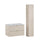 Ensemble meuble simple vasque encastrée 80cm et colonne Azel Cachemire