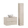 Ensemble meuble simple vasque 80cm et colonne Azel Cachemire