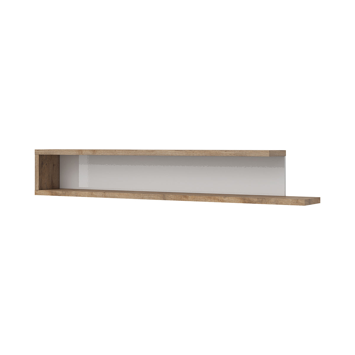 Etagère murale Azior Blanc et Bois
