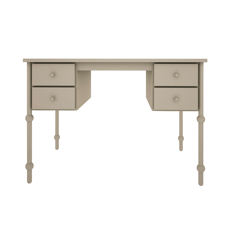 Bureau 4 tiroirs Wood Luck Babushka Olive - vue 2