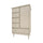 Commode 5 tiroirs 1 porte Wood Luck Babushka Olive