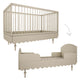 Lit évolutif 70x140 Wood Luck Babushka Olive