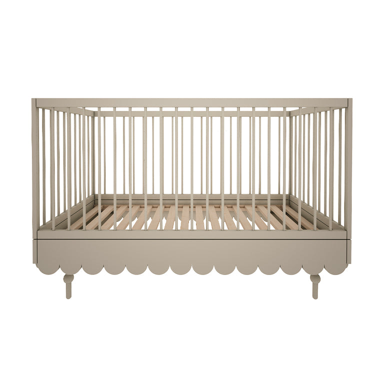 Lit évolutif 70x140 et commode 3 tiroirs Wood Luck Babushka Olive - vue 3