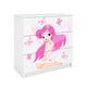 Commode 3 tiroirs Kocot Kids Babydream La fée aux papillons - Blanc