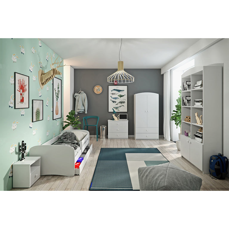 Bibliothèque 2 portes Kocot Kids Babydream - Blanc - vue 8