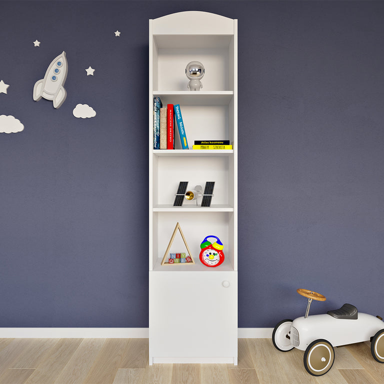 Bibliothèque 1 porte Kocot Kids Babydream - Blanc