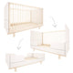 Lit évolutif 70x140 Wood Luck Romy - Blanc