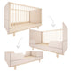 Lit évolutif 70x140 Wood Luck Romy - Cachemire