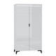 Armoire 2 portes LED inclus Ruben Blanc