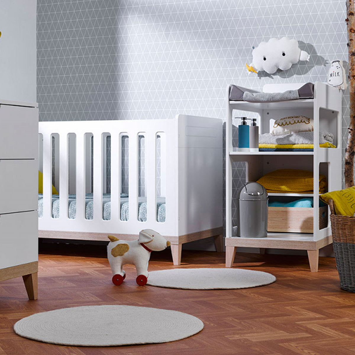 Table à langer Bébé Provence Evidence Blanc Hêtre - vue 3