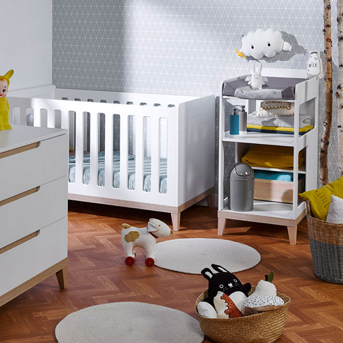 Table à langer Bébé Provence Evidence Blanc Hêtre - vue 4