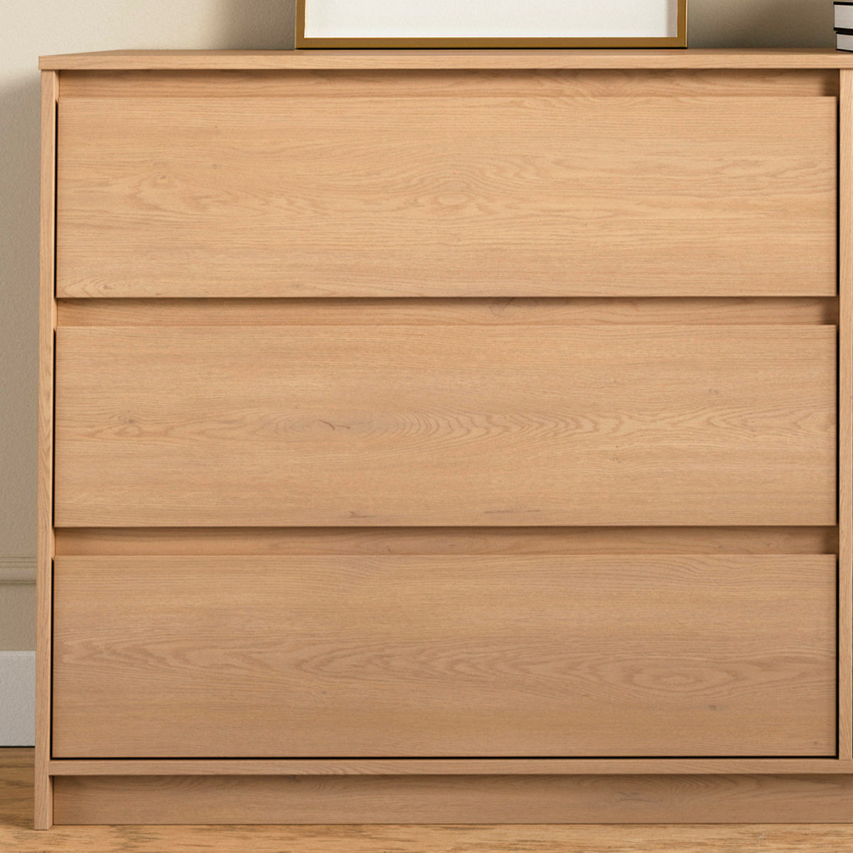 Commode 3 tiroirs Beck Bois - vue 3