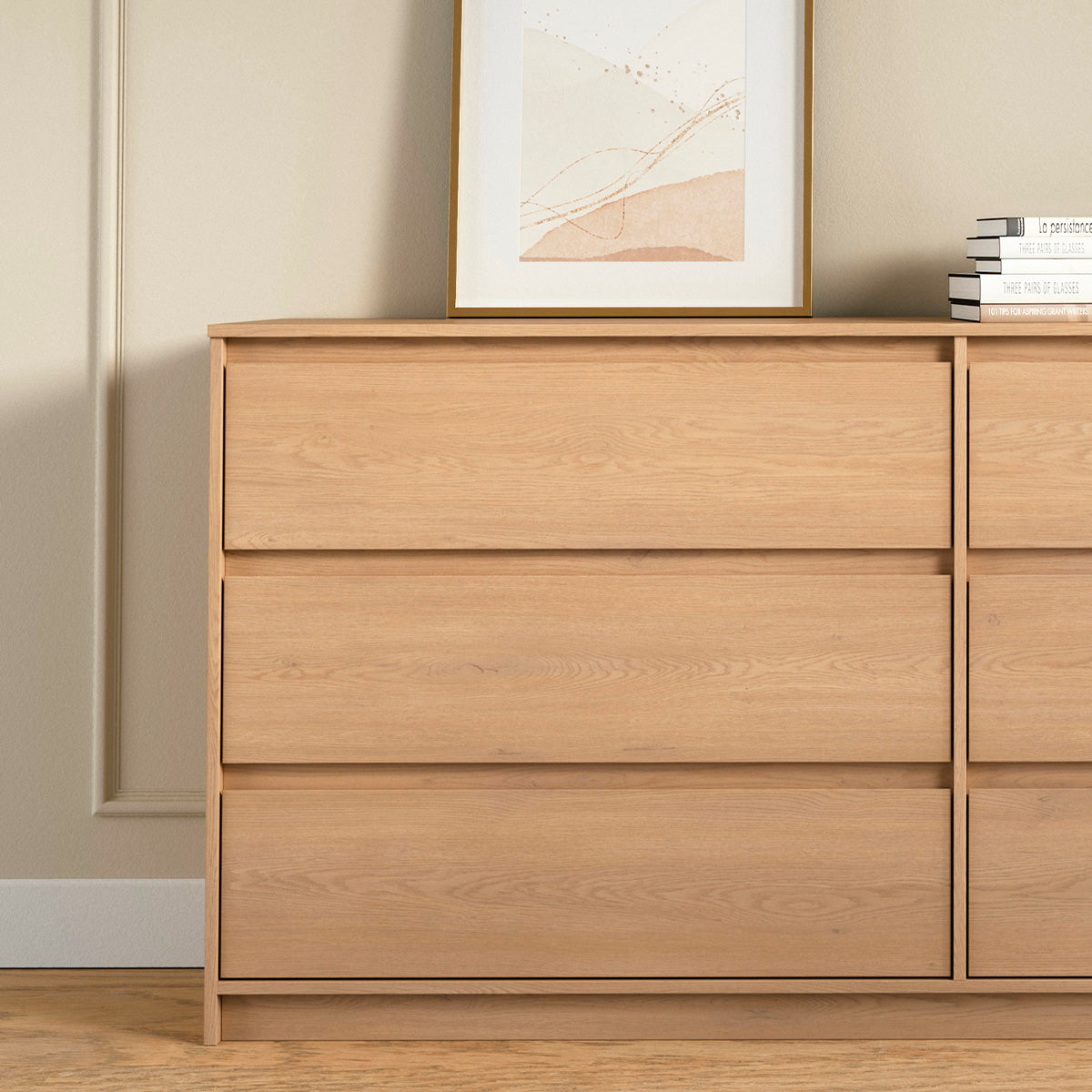 Commode 6 tiroirs Beck Bois - vue 3