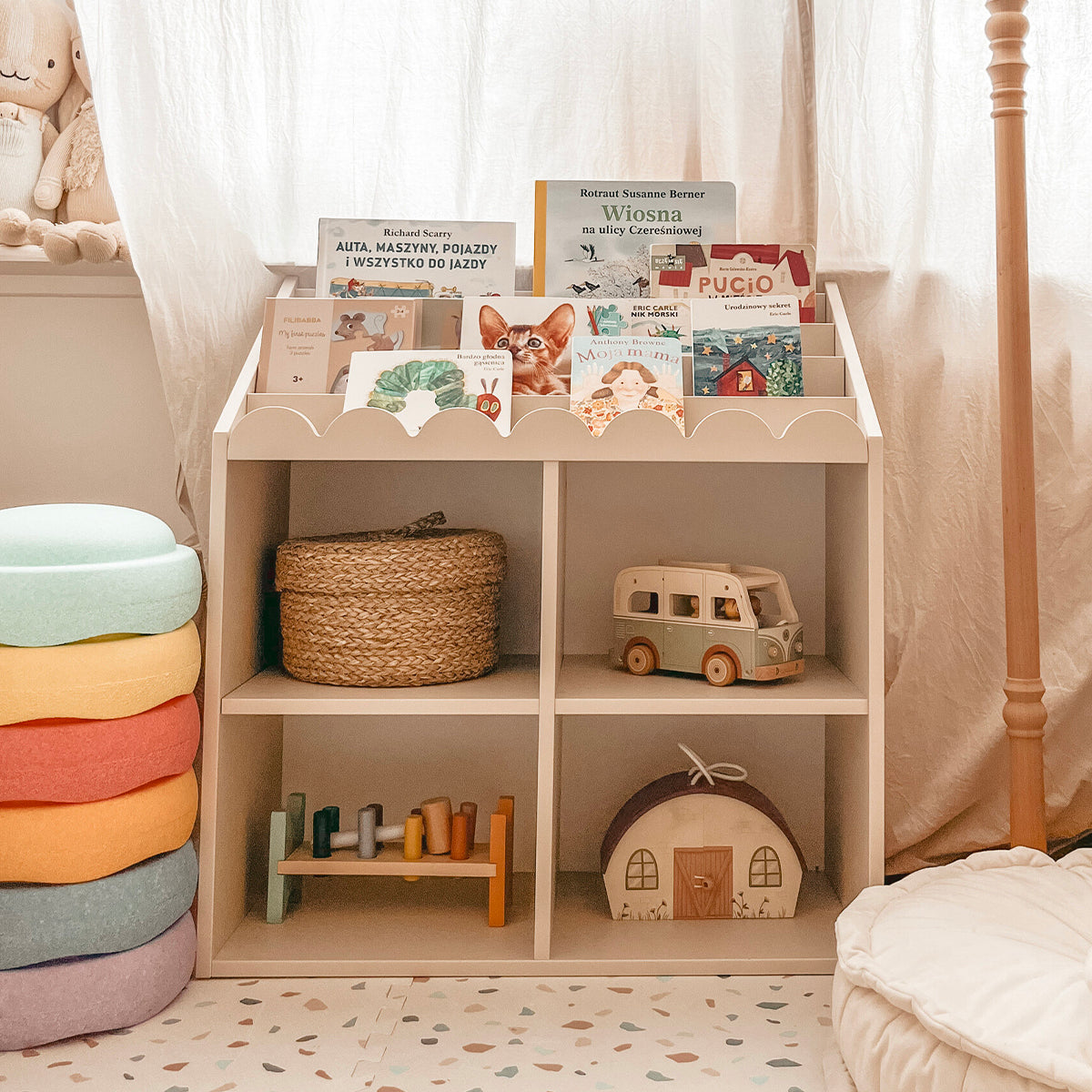 Bibliothèque Bellamy Book Nook Beige - vue 3