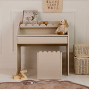 Bureau 1 tiroir avec chaise Bellamy Book Nook Beige