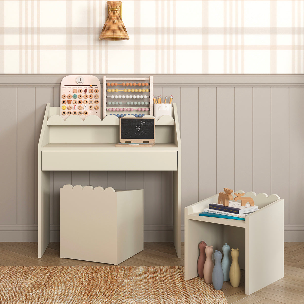 Chaise Bellamy Book Nook Beige - vue 3