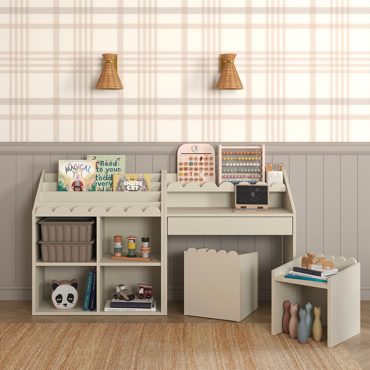 Chaise Bellamy Book Nook Beige - vue 4