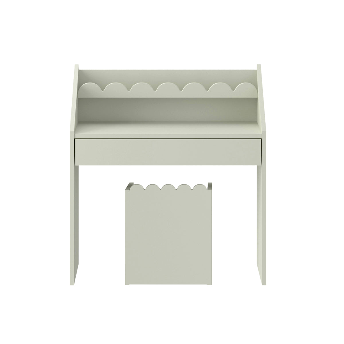 Bureau 1 tiroir avec chaise Bellamy Book Nook Vert - vue 3
