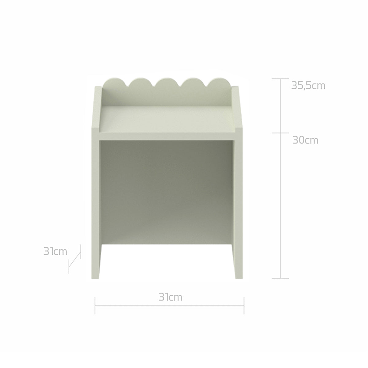 Chaise Bellamy Book Nook Vert - vue 5